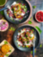 Aloo Tikki Chaat (Potato Patty Chaat) 