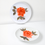 Thumbnail: Rose Design Hand-Painted Porcelain Small Plate — Single or Full Set Option