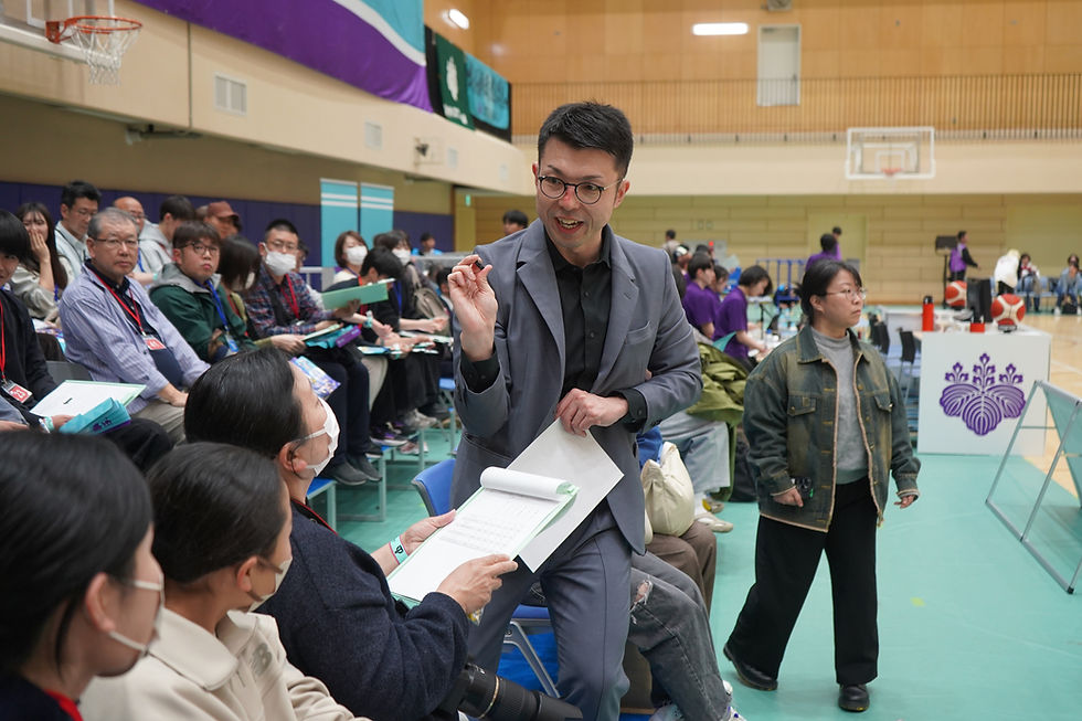スポーツ観戦研究:参加者への測定手順の説明