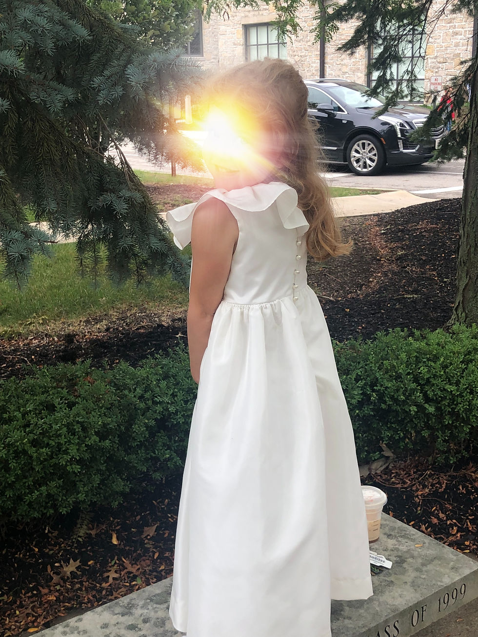 Wedding Dress to Baptism Gown