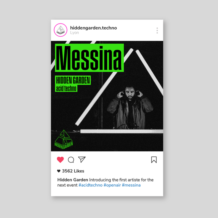 Visuel digital présentant les artistes.