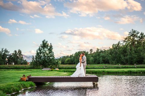 A Montana Spring Wedding: Saying 'I Do' in a Charming Church and Celebrating in a Rustic Barn