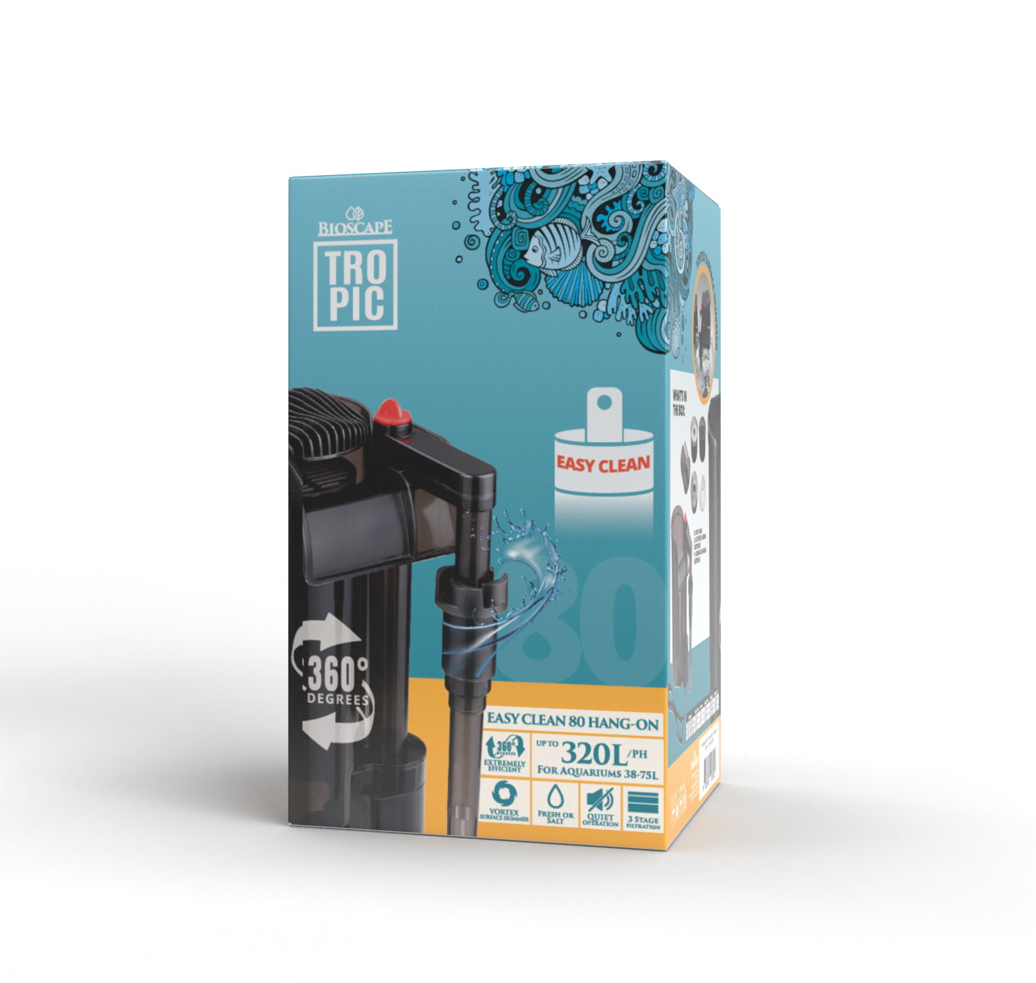 Bioscape Tropic "Easy Clean" Hang-On 320L/H