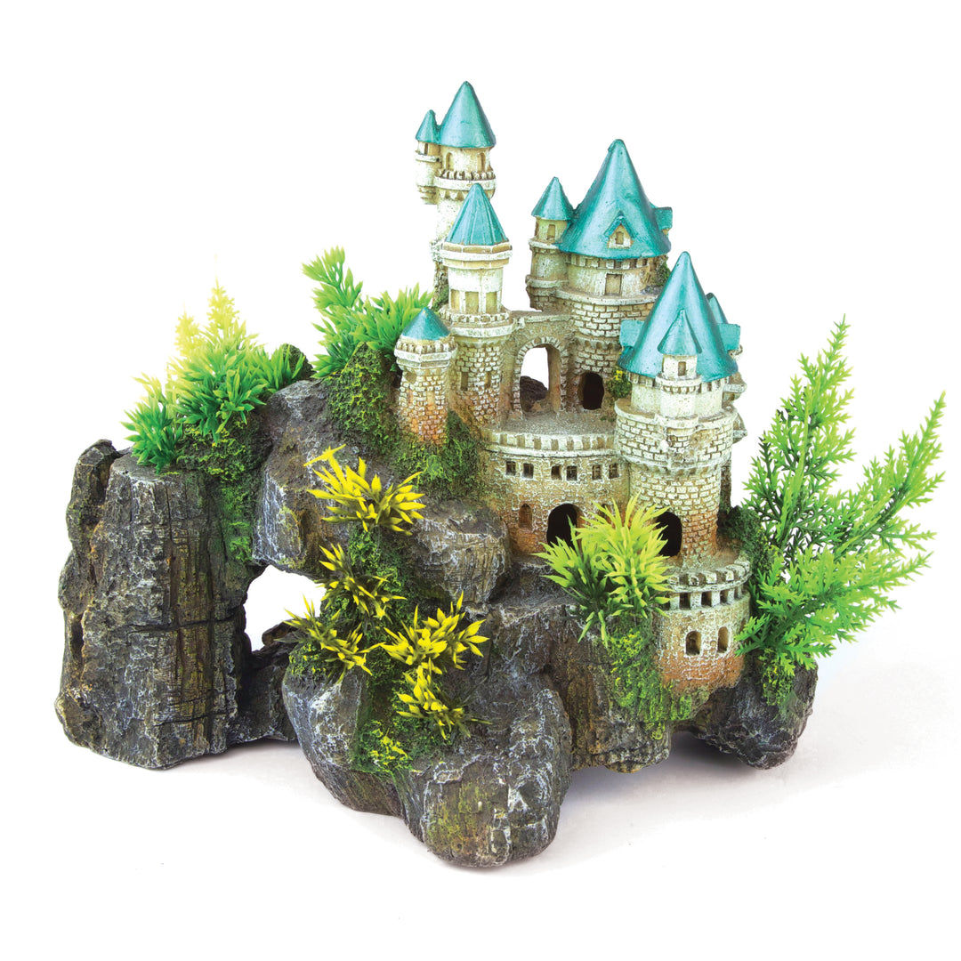Mountain Castle With Plants L