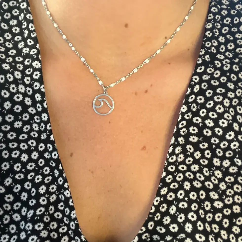 Thumbnail: WAVE GIRL Necklace, Pick Your Color