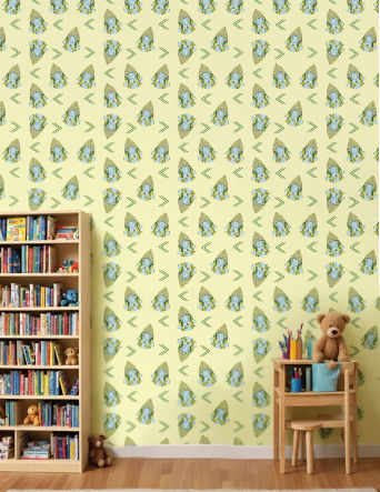 Inca Man Yellow as wallpaper