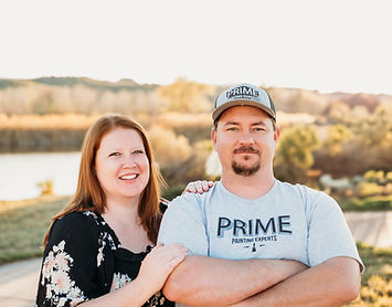 Missi and Aaron Jackson, owners of Prime Painting Experts, offering professional residential and commercial painting services in Fruita and Grand Junction, Colorado