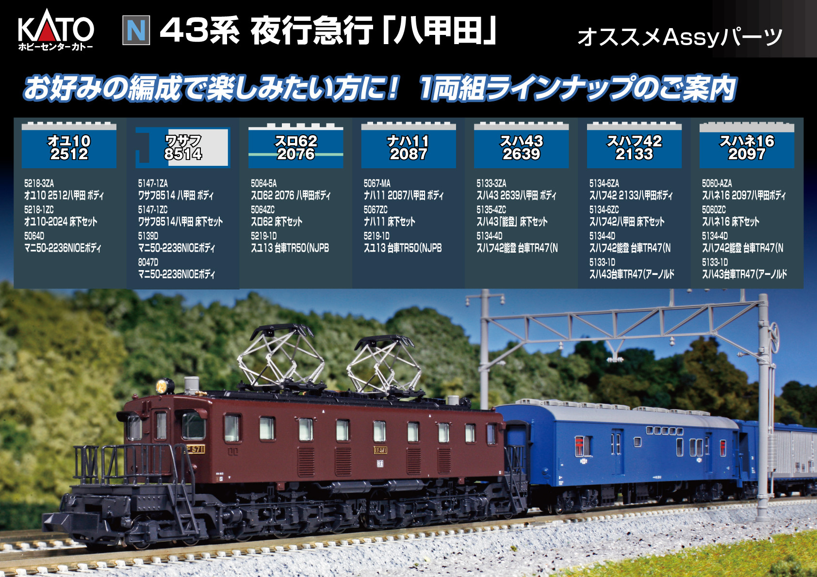 N)43系 夜行急行「八甲田」
