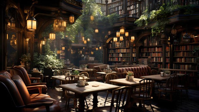 Cozy Book Cafe