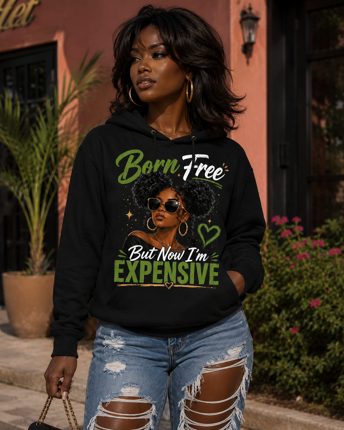 Born Free...But Now Im Expensive Hoodie