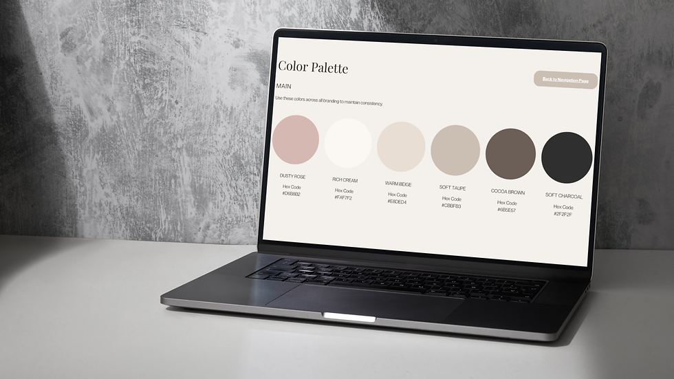 Thumbnail: Maison Sera - Soft Feminine Luxury Brand Kit, Editable Canva Templates