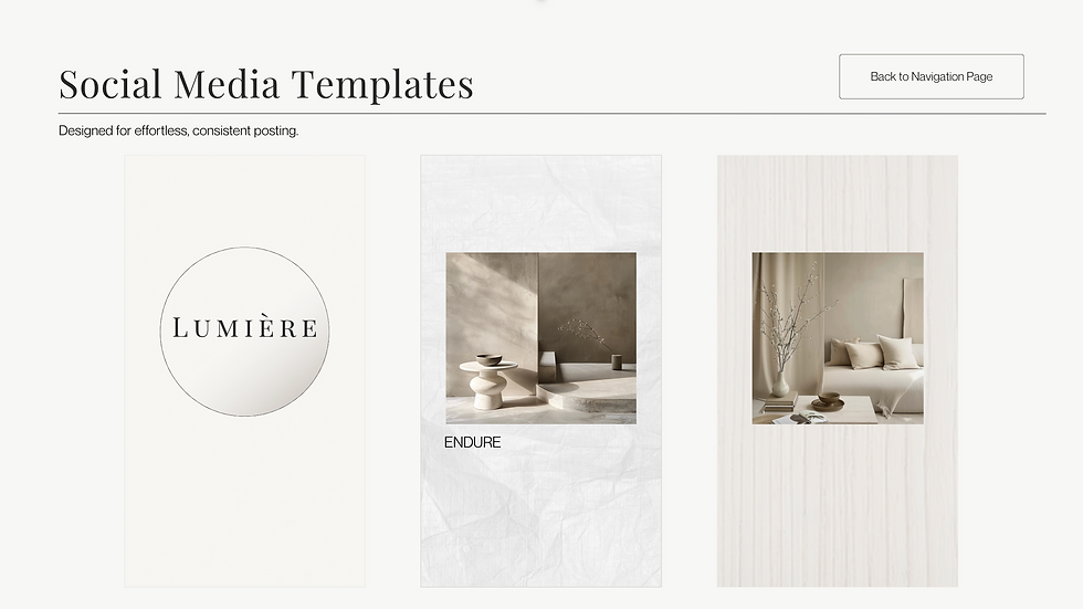 Thumbnail: Lumière Brand Identity Kit