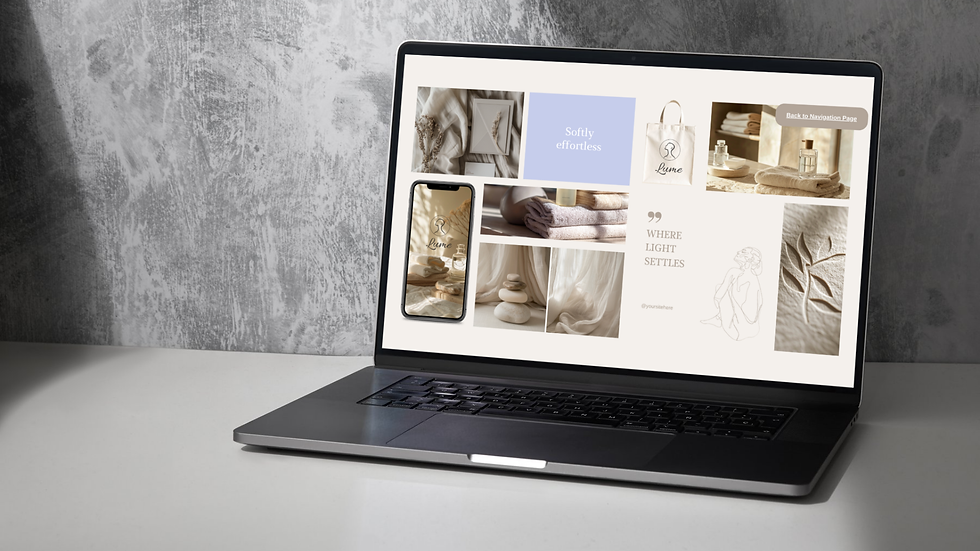 Thumbnail: Lume Brand Kit – Feminine Editable Canva Templates