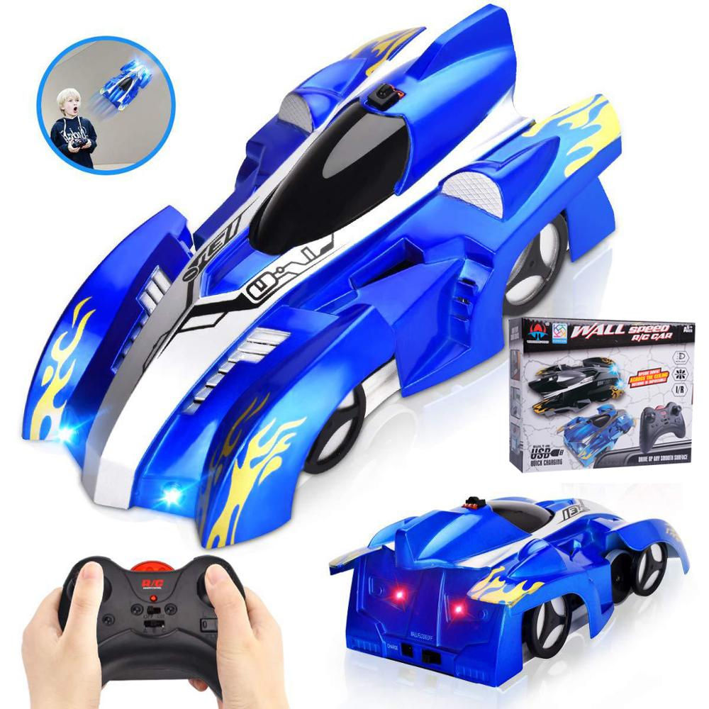 RC Wall Climbing Mini Car Toy Wireless Electric Remote Control Drift Race 