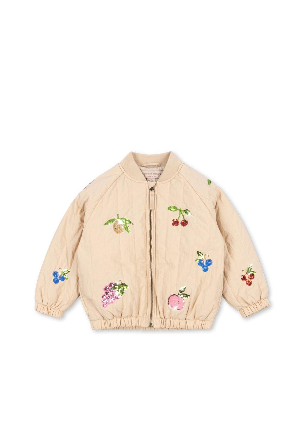 Konges Sløjd JUNO SEQUIN BOMBER JACKET FRAPPÉ