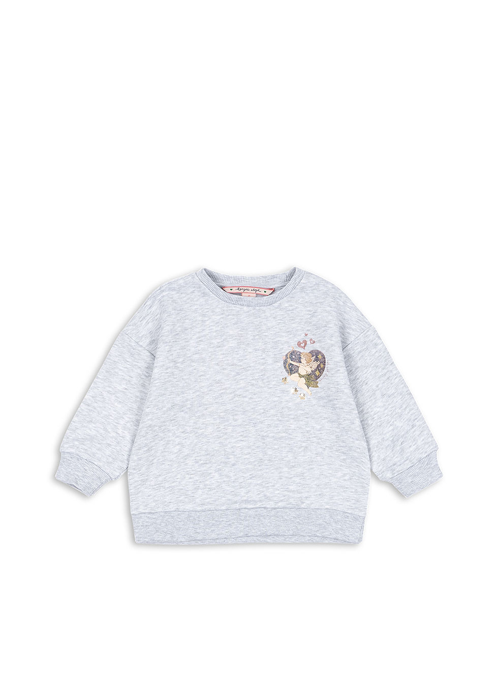 Konges Sløjd LOUPY LOU SWEAT SHIRT OCS OFF WHITE MELANGE