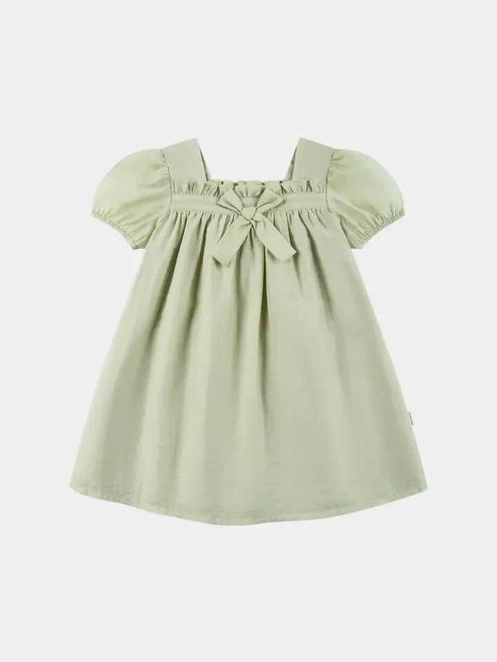 Thumbnail: Branly Bow Dress, Tender Green