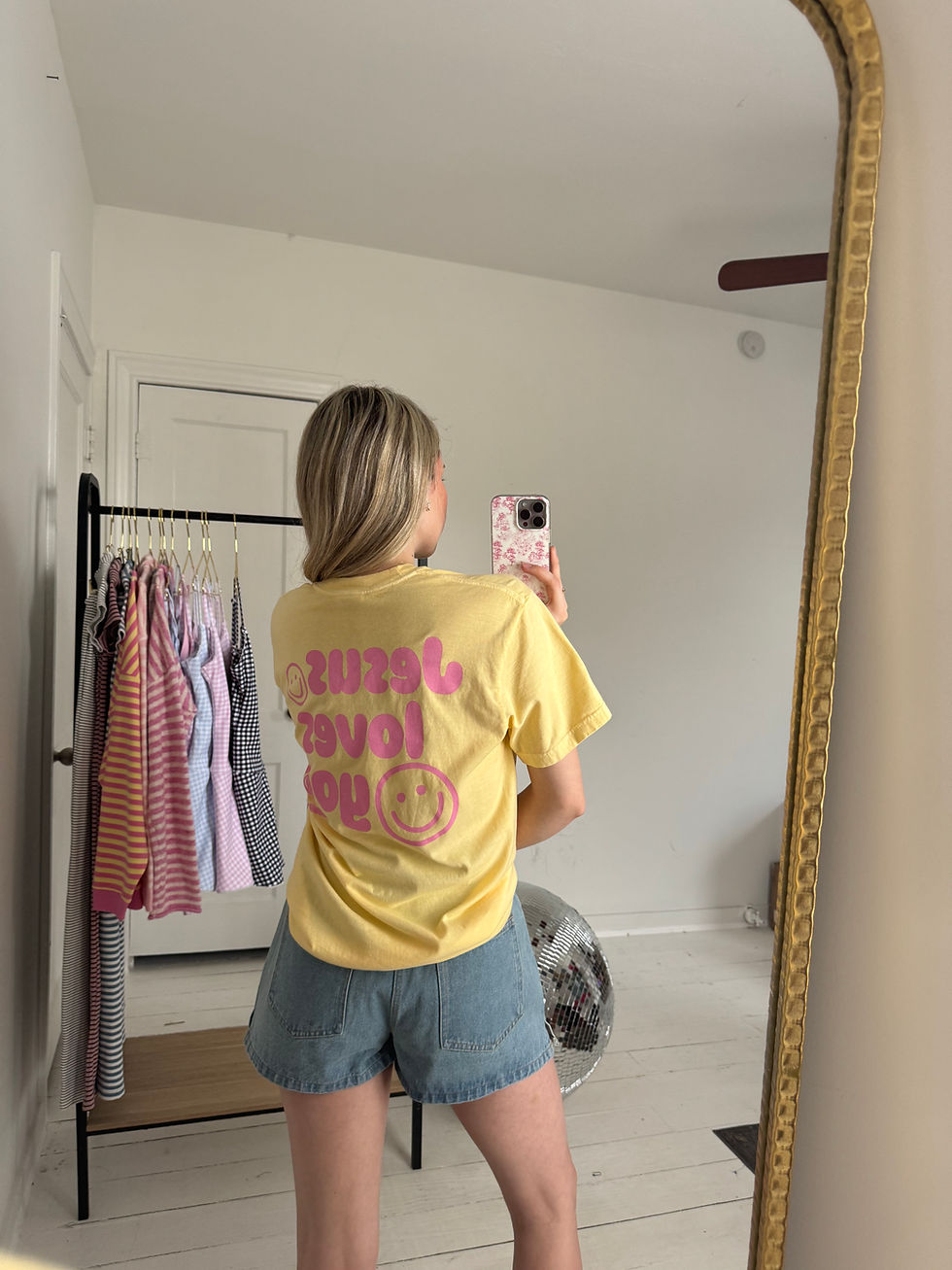 Thumbnail: Jesus Loves You Tee-Yellow