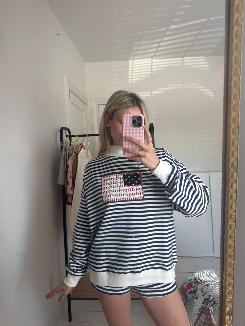 Thumbnail: American Flag Mockneck