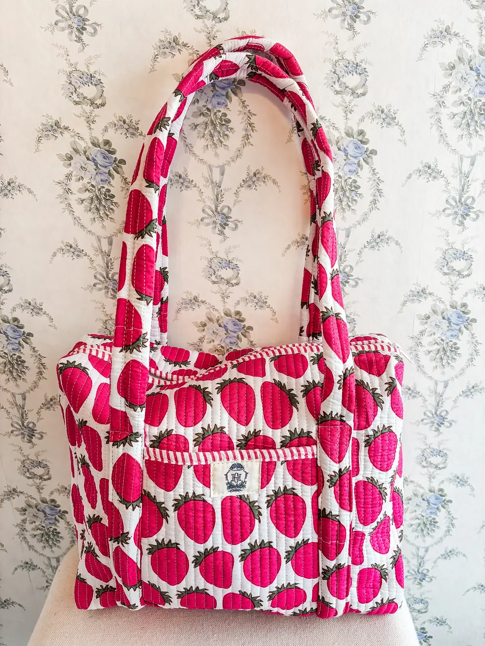 Sassy Strawberry Mini Duffle Bag
