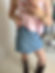 Denim Wrap Skort