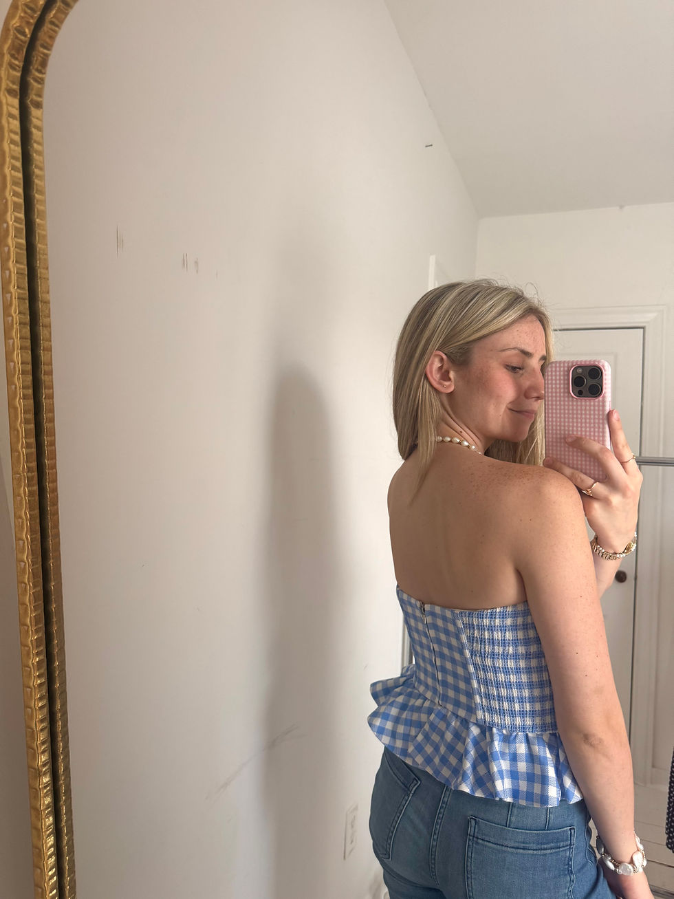 Thumbnail: Noelle Gingham Top