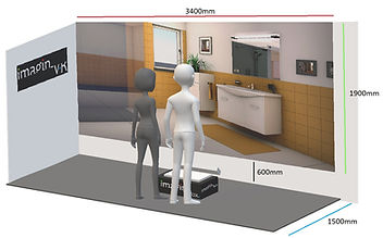 système immersif - Réalité Virtuelle - Cube - Immersion - 3D