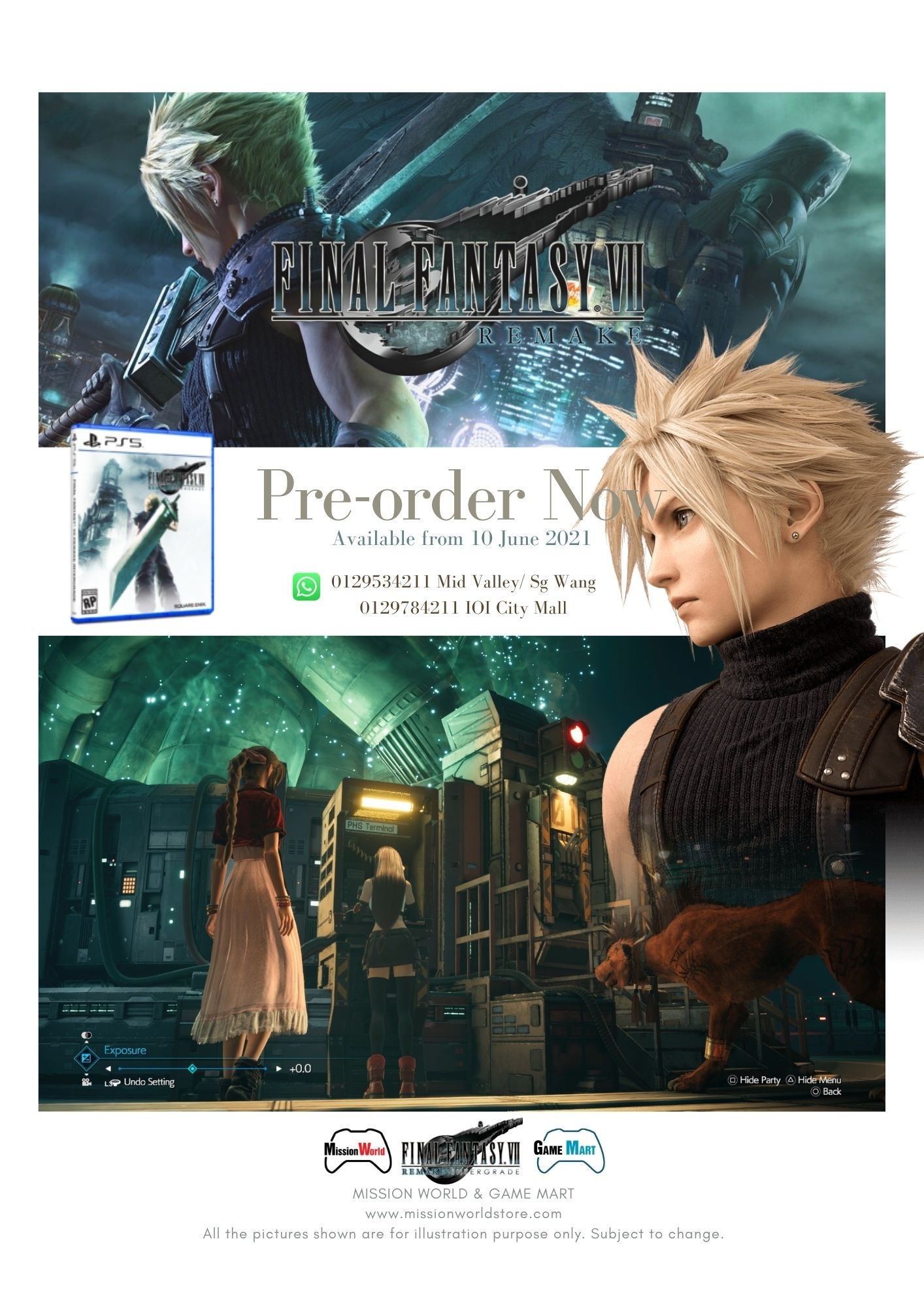 Final Fantasy VII -PS5 [Pre-order Deposit)