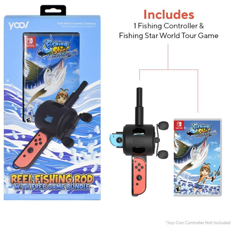縮圖：FISHING STAR: WORLD TOUR W/ REEL FISHING ROD BUNDLE