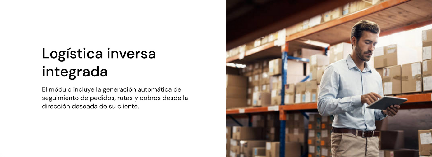 La herramienta se integra con operadores logísticos para que el flujo sea simple y automatizado.