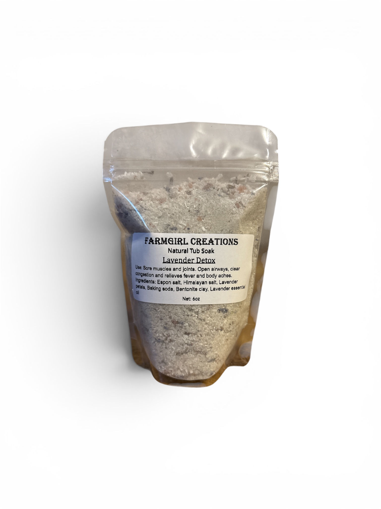 Lavender Detox Tub Soak