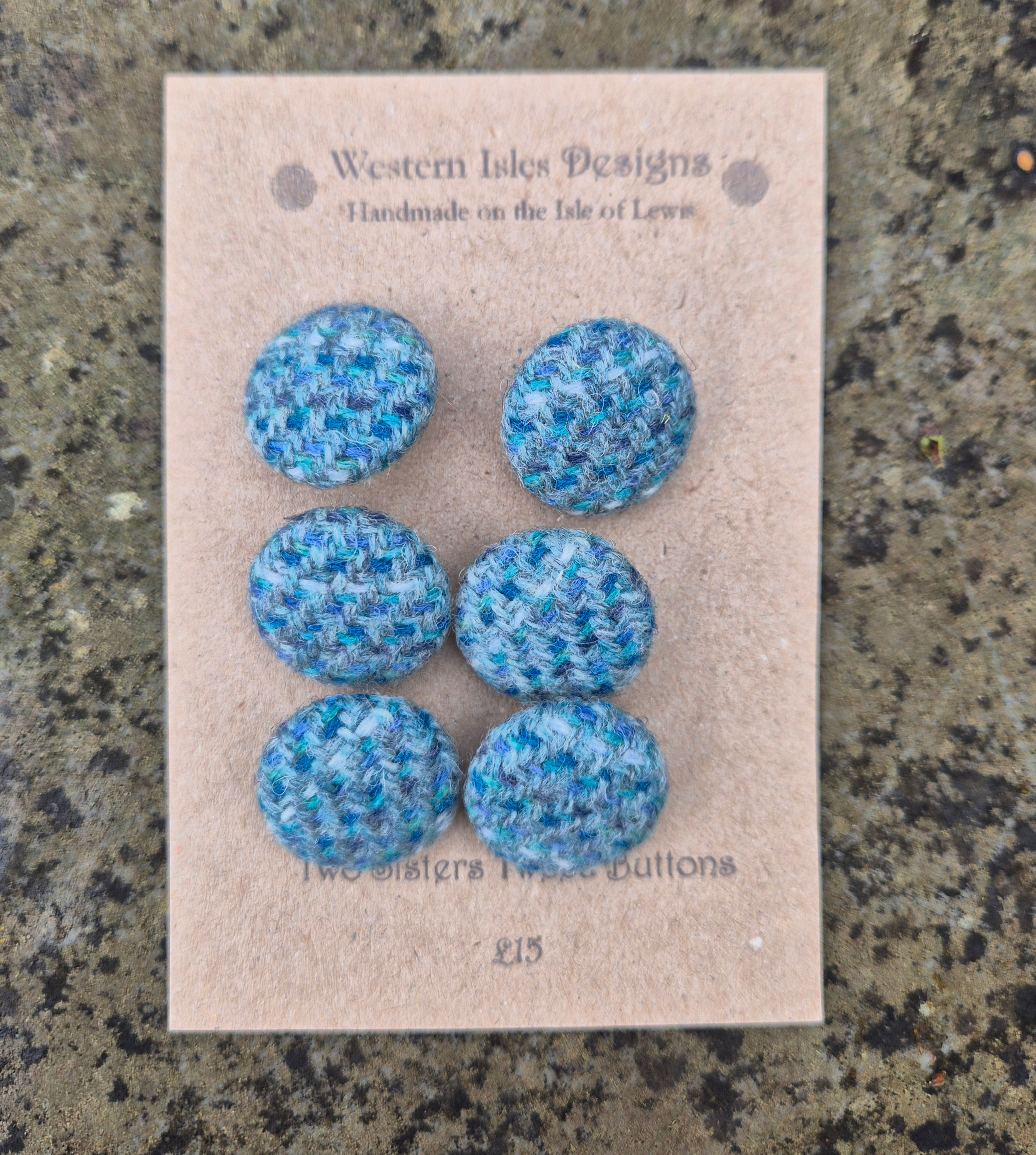 Two Sisters Tweed buttons 