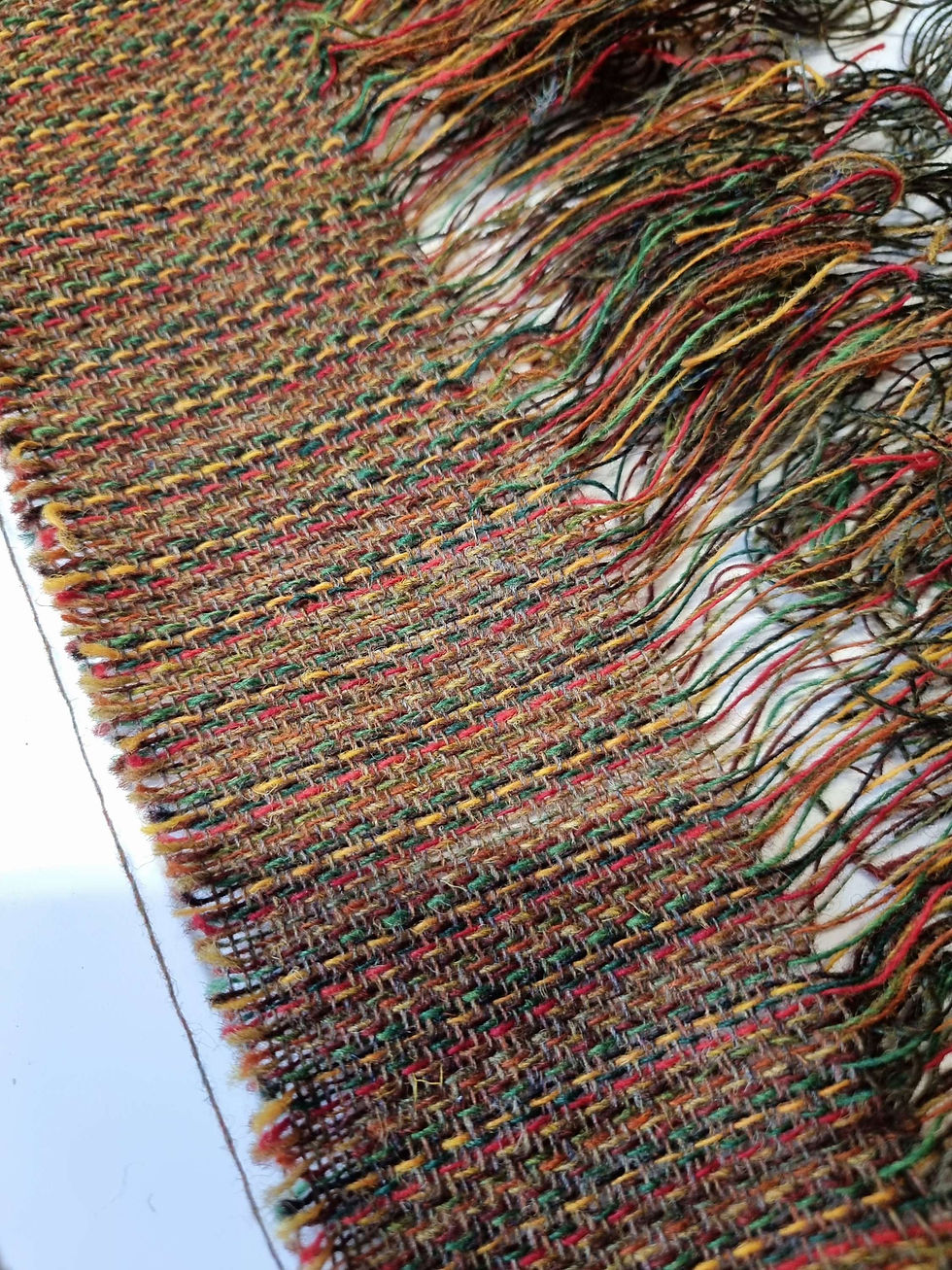 Thumbnail: Textile Wall Art - 'tying-in'