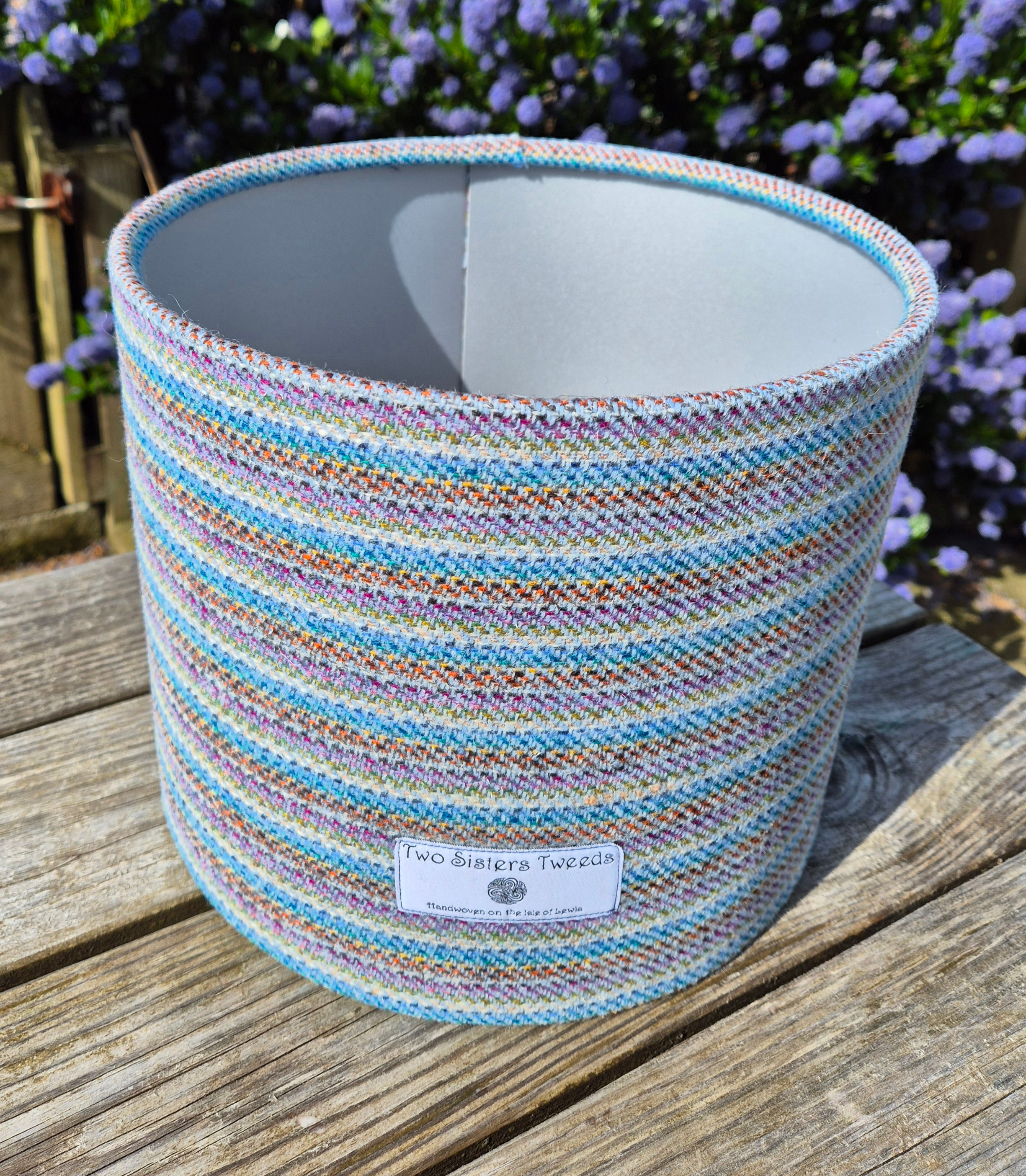 Two Sisters Tweed lampshade 25cm