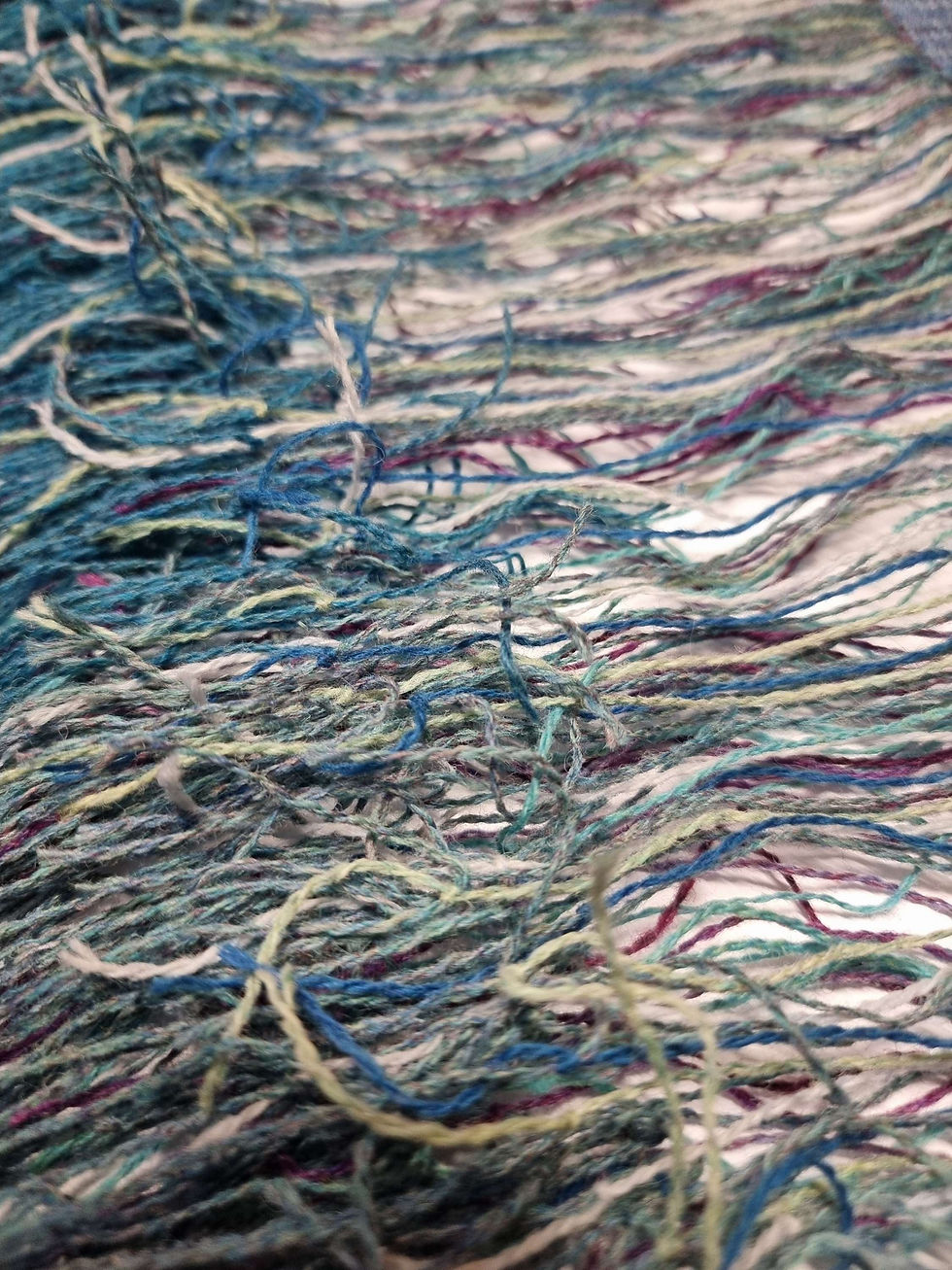 Thumbnail: Textile Wall Art - 'tying-in'