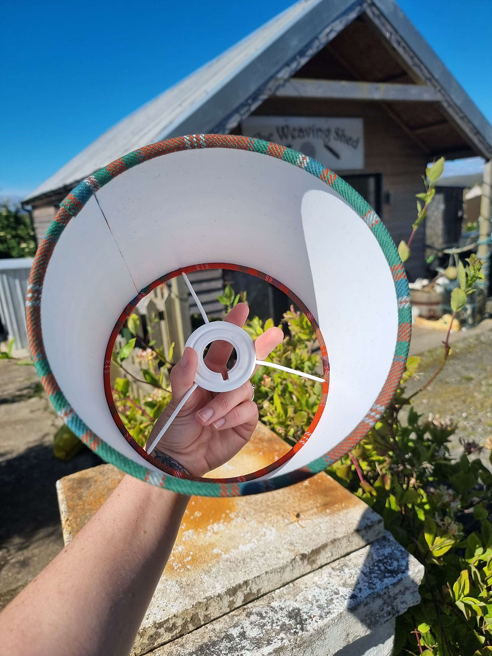 Thumbnail: Bespoke tartan lampshade 