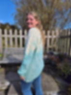 Thumbnail: Hand dyed heritage wool jumper m