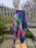 Two Sisters Tweed Shawl Lambswool - Aurora 