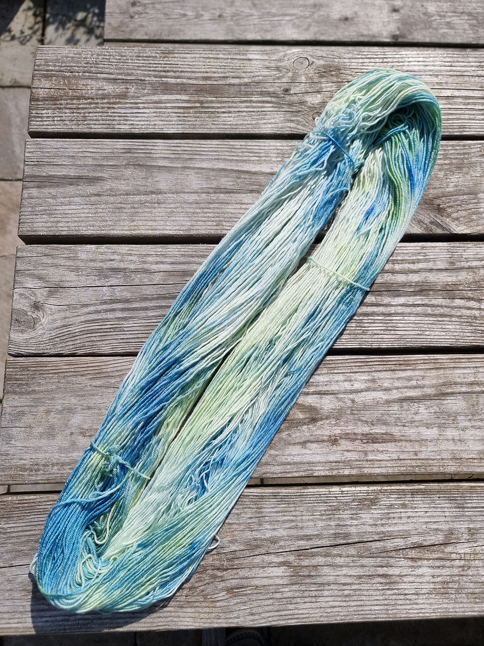 Thumbnail: Hand-Dyed Yarn: 75% Merino, 25% silk, fingering weight