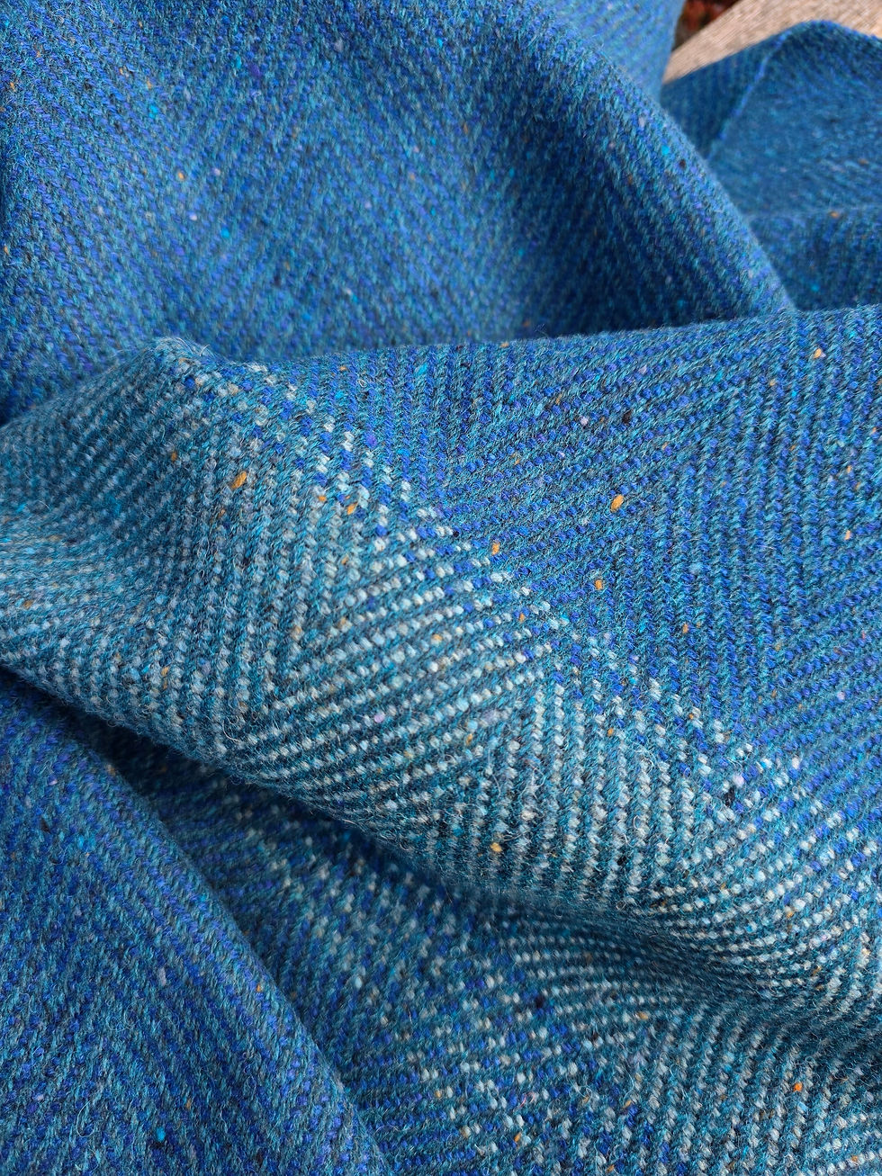 Miniatura: Two Sisters Tweed Throw heavyweight 