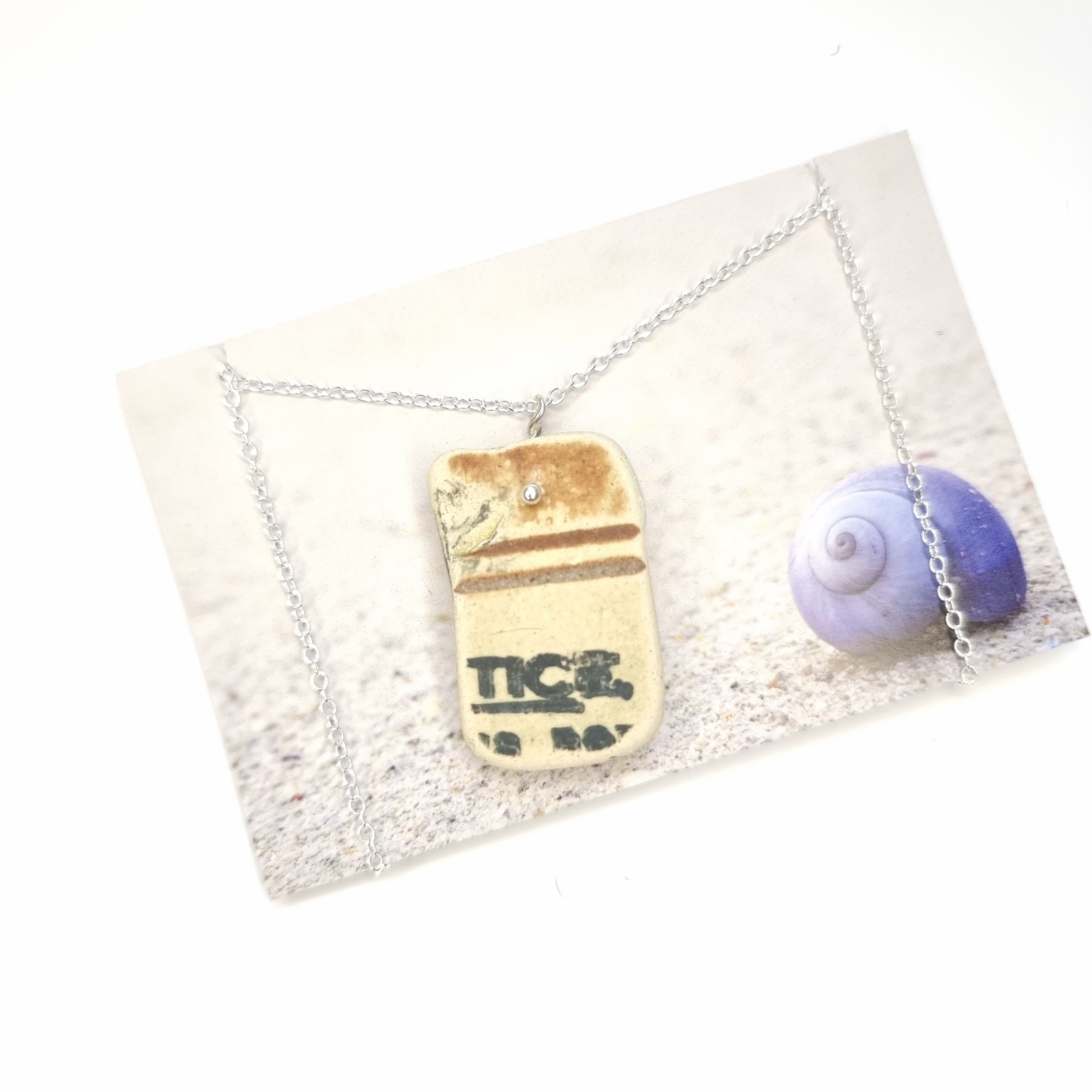 Sea Pottery Necklace 