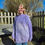 Imej kecil: Hand dyed heritage wool jumper L