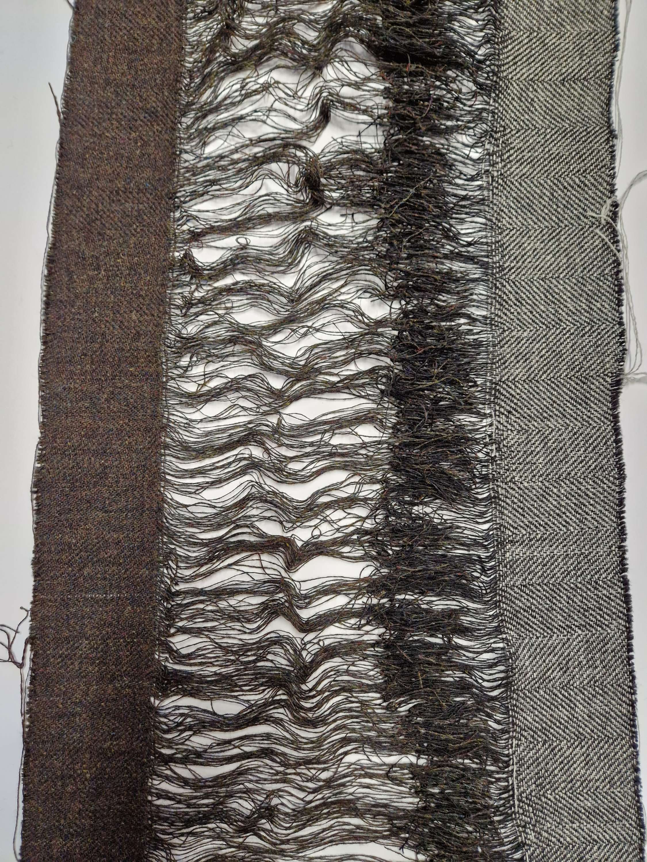 Textile Wall Art - 'tying-in'