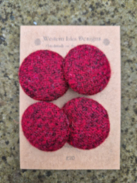 Harris tweed buttons 