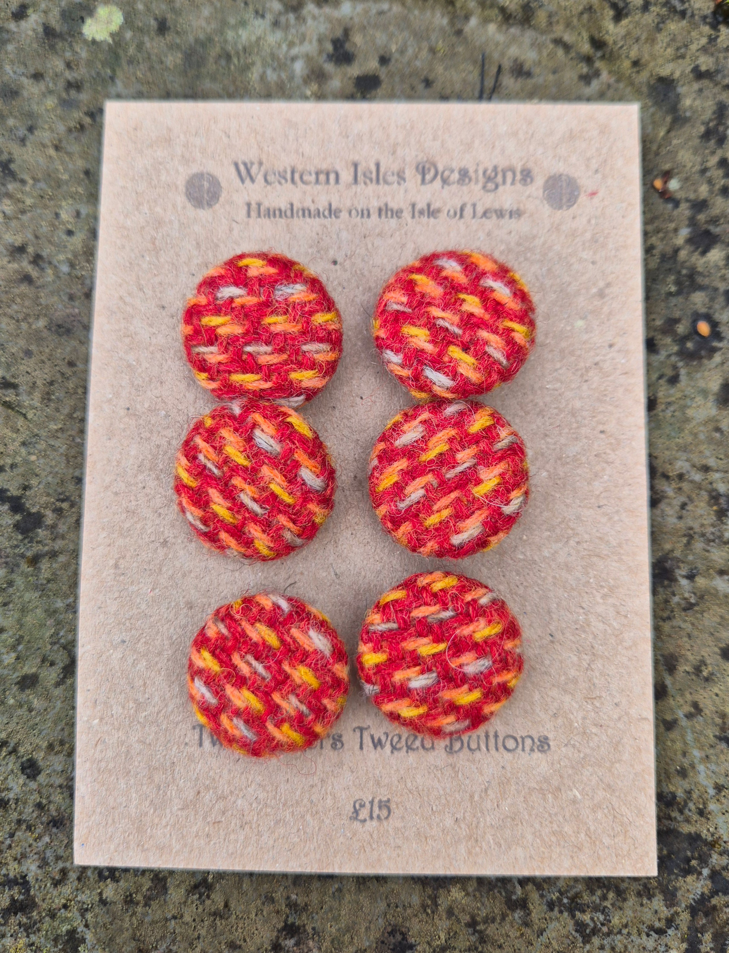 Two Sisters Tweed buttons 