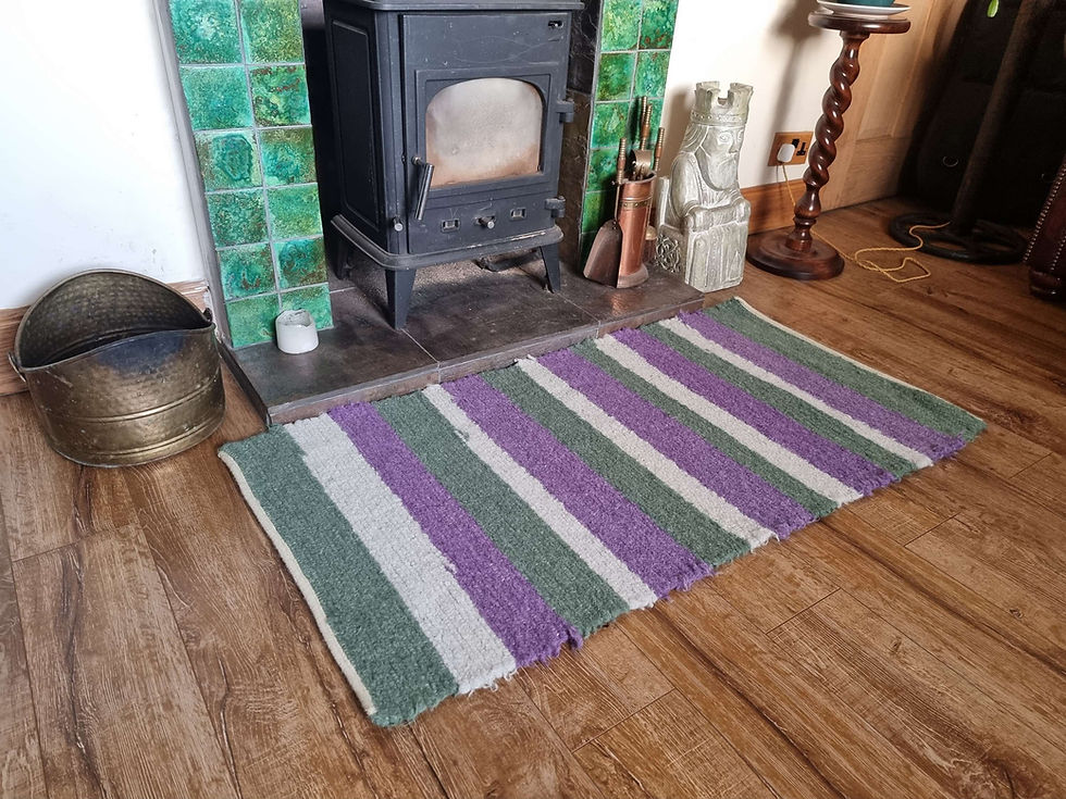 Миниатюра: Handwoven pure wool rug