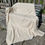 Thumbnail: Two Sisters Lambswool Tweed Blanket with furry lining!