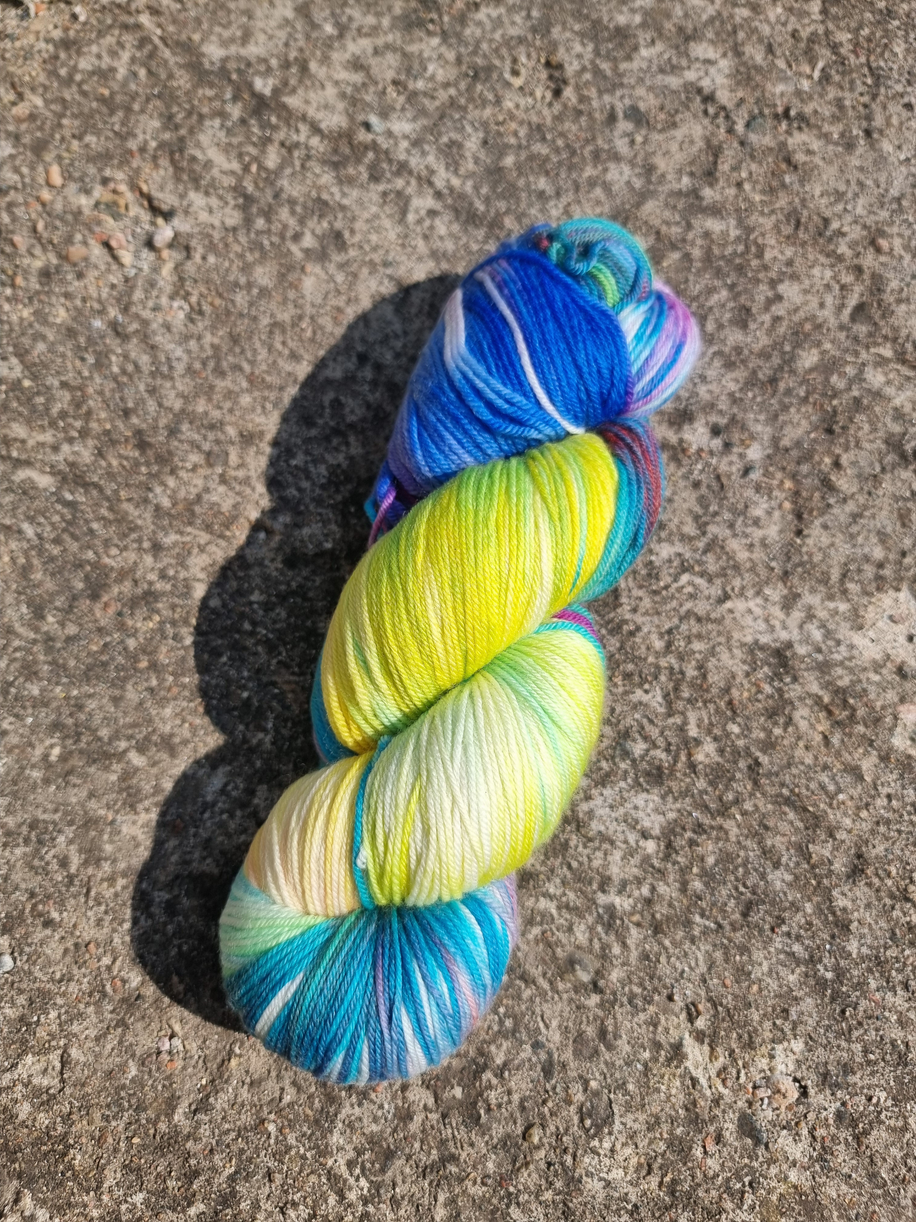 Hand-Dyed Yarn: 100% Merino, 4 ply