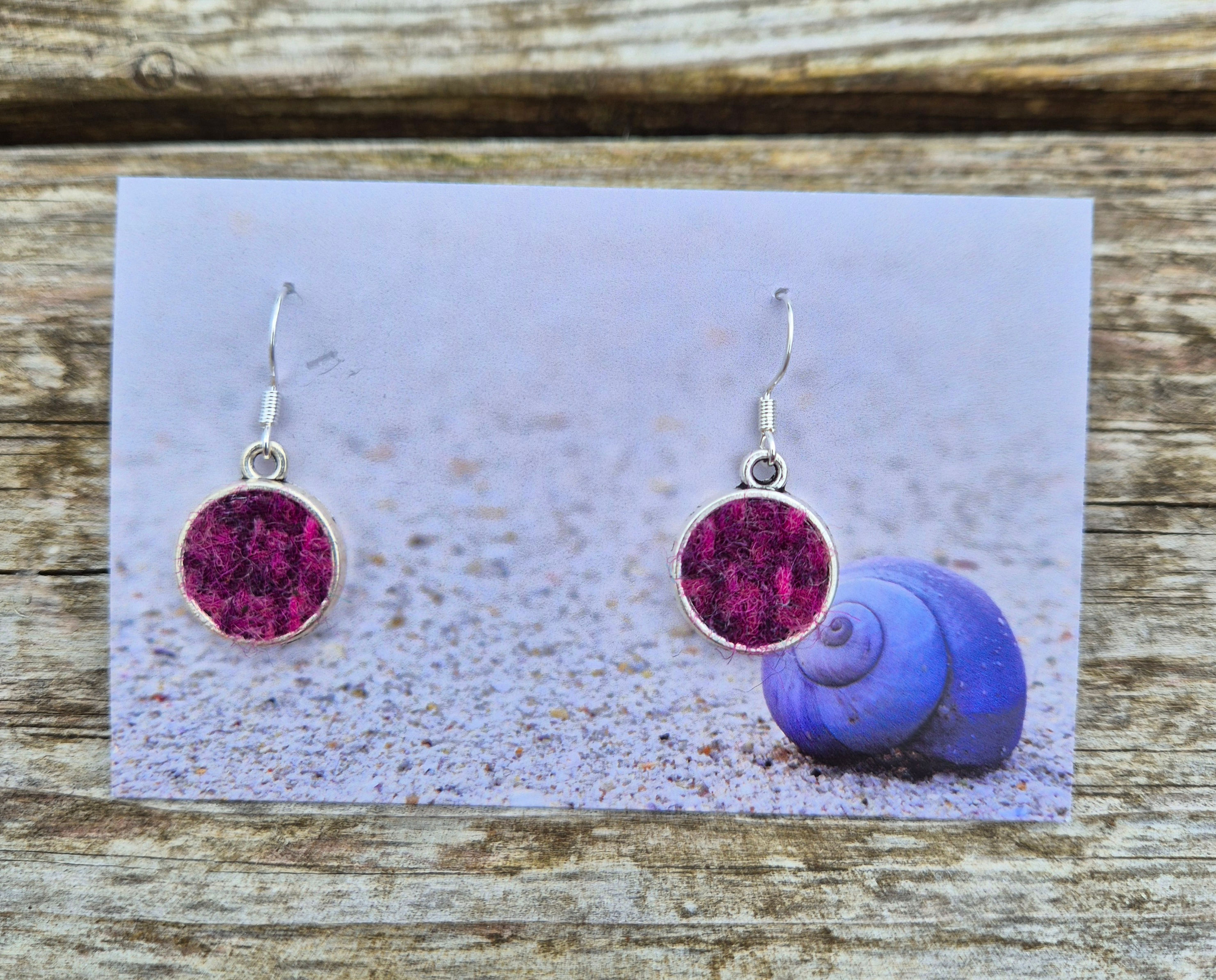 Two Sisters Tweed Aurora earrings 